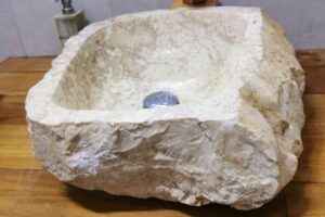 Раковина из оникса, травертина